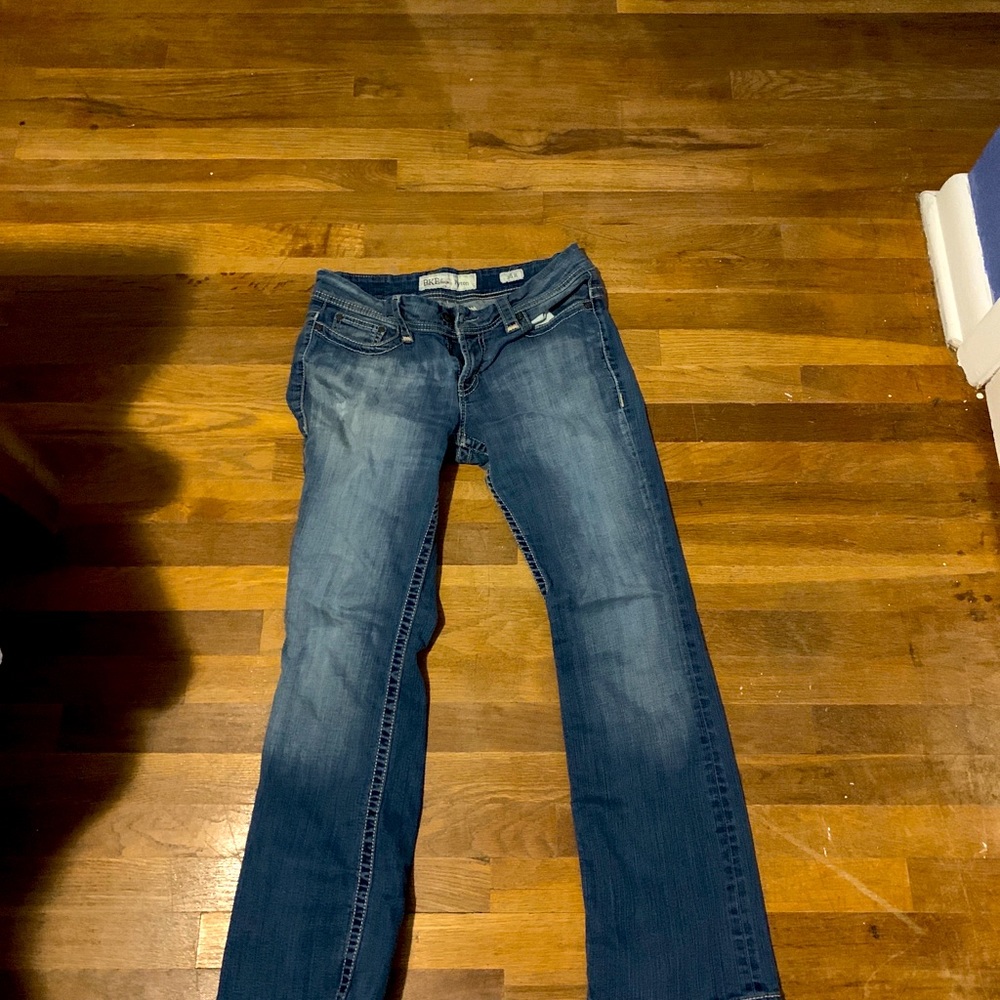 Their buckle jeans